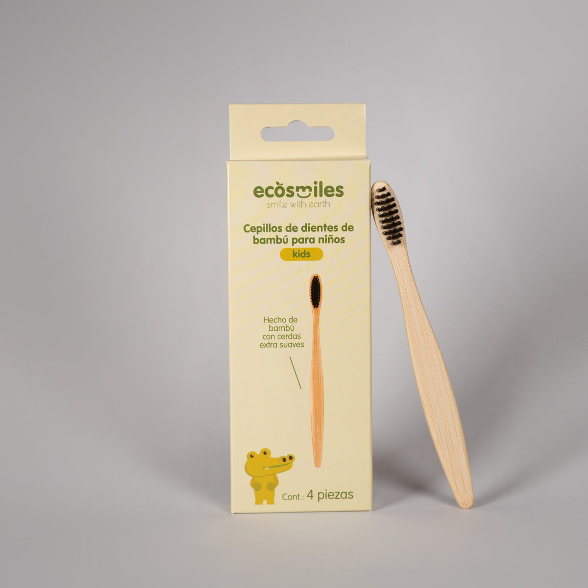 Cepillo de Dientes de Bambú – niños