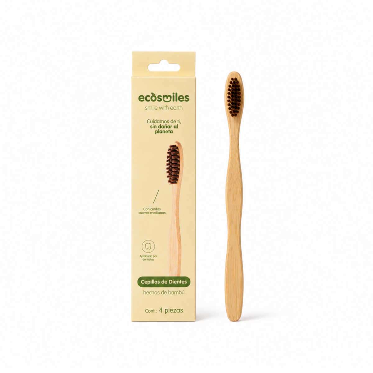 Cepillo de Dientes de Bambú – Adulto