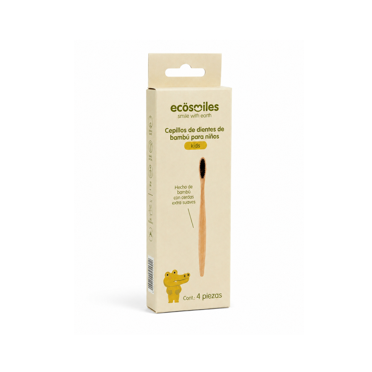 Cepillo de Dientes de Bambú – niños