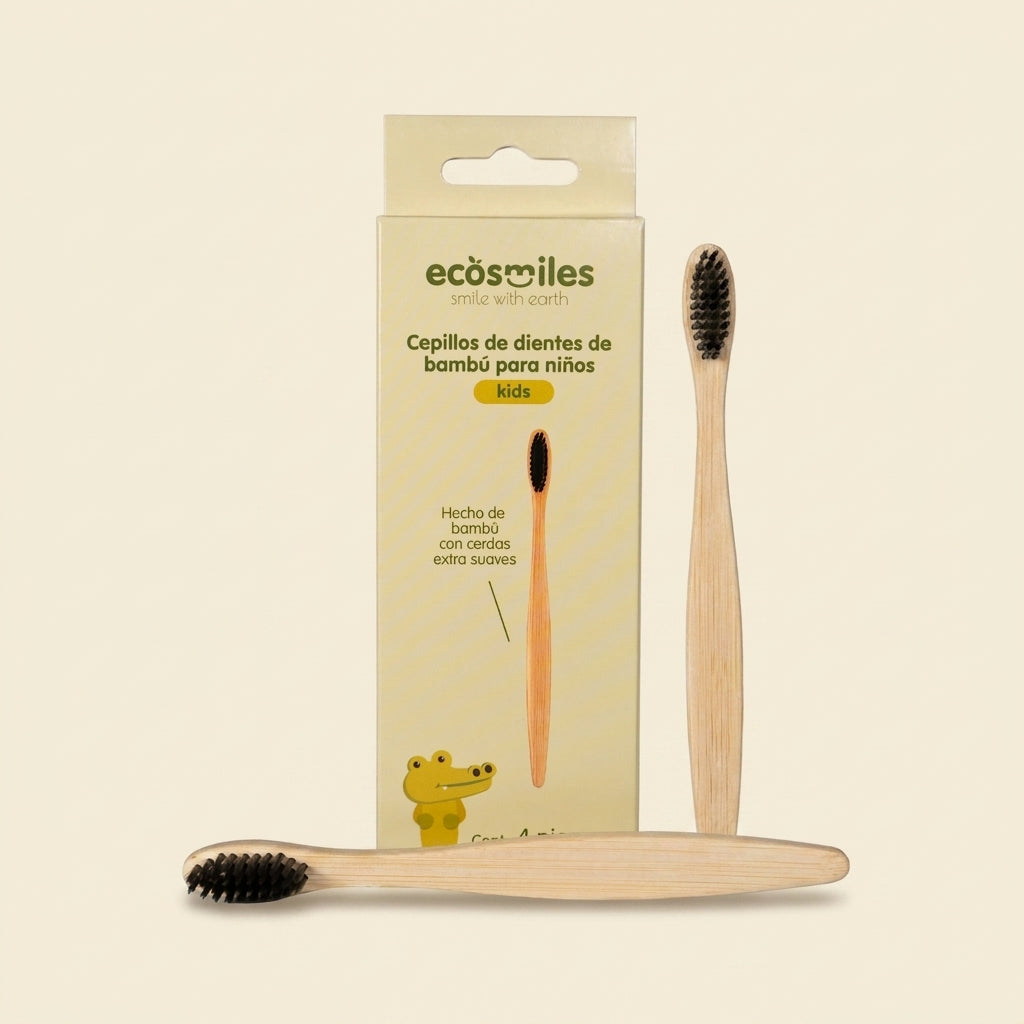 Cepillo de Dientes de Bambú – niños