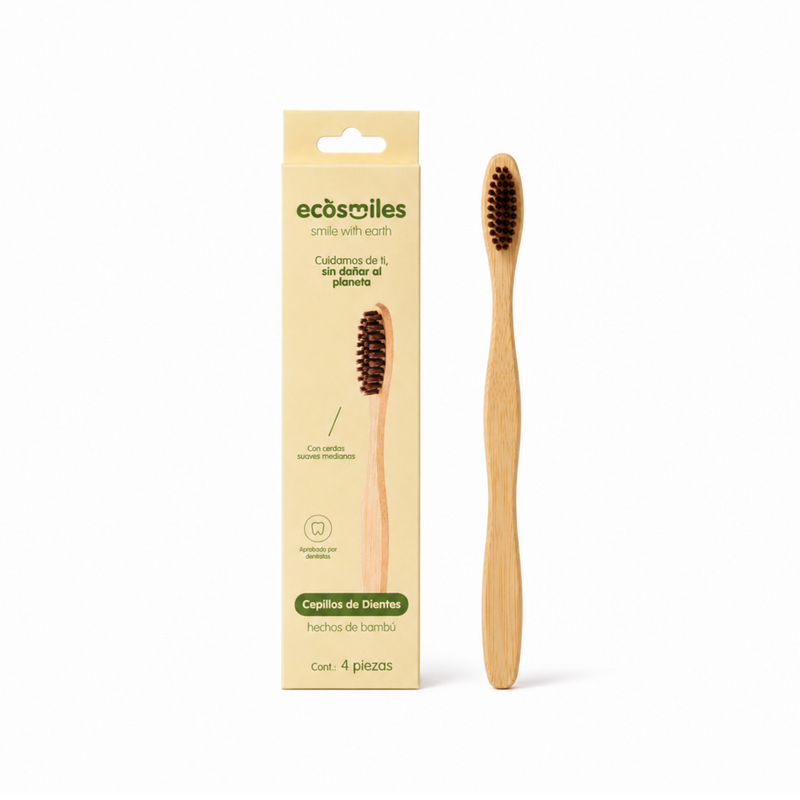 Cepillo de Dientes de Bambú – Adulto