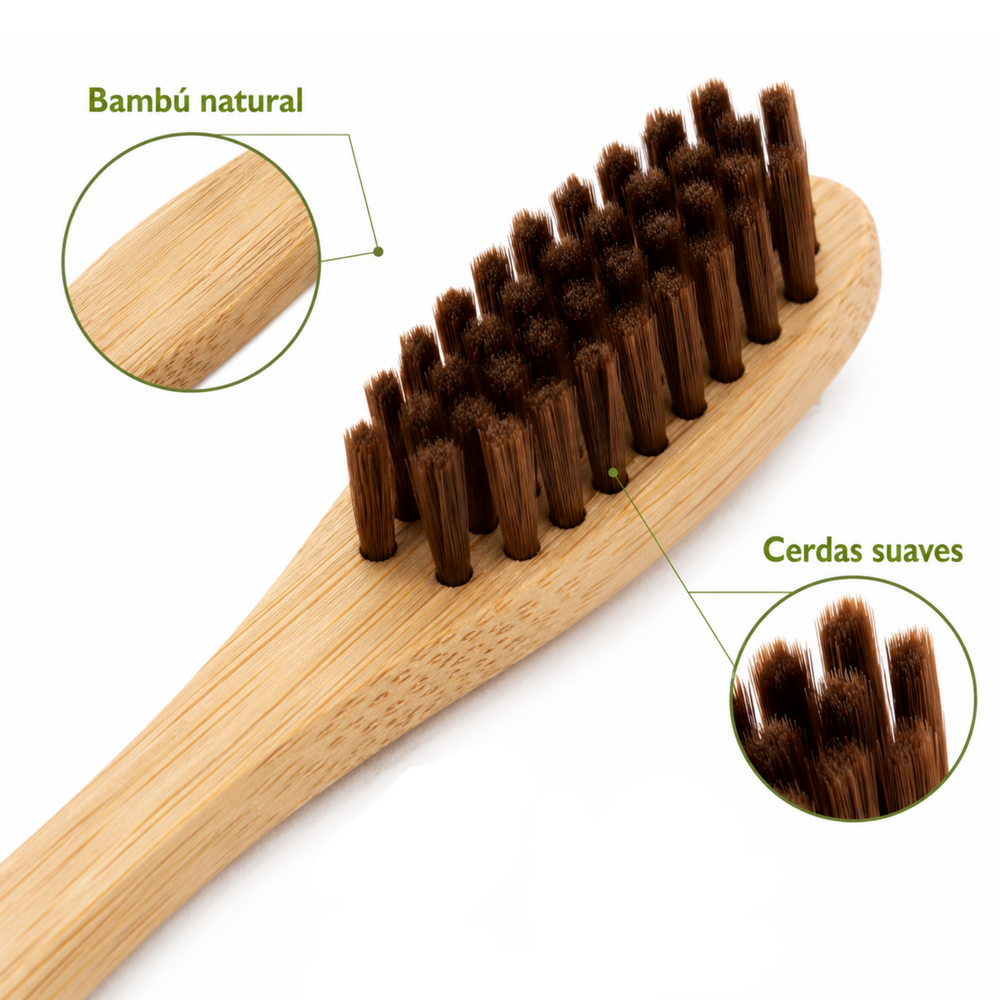 Cepillo de Dientes de Bambú – Adulto