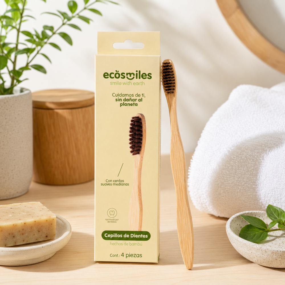 Cepillo de Dientes de Bambú – Adulto