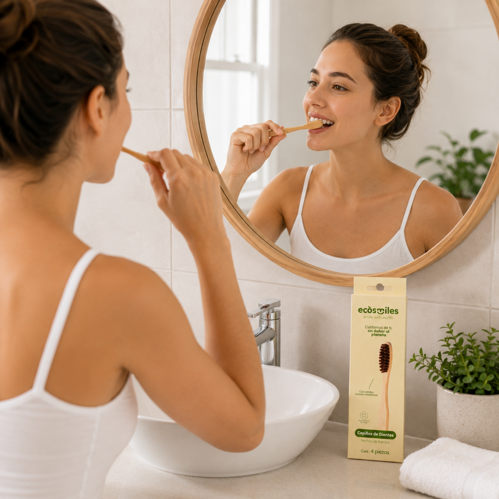 Cepillo de Dientes de Bambú – Adulto