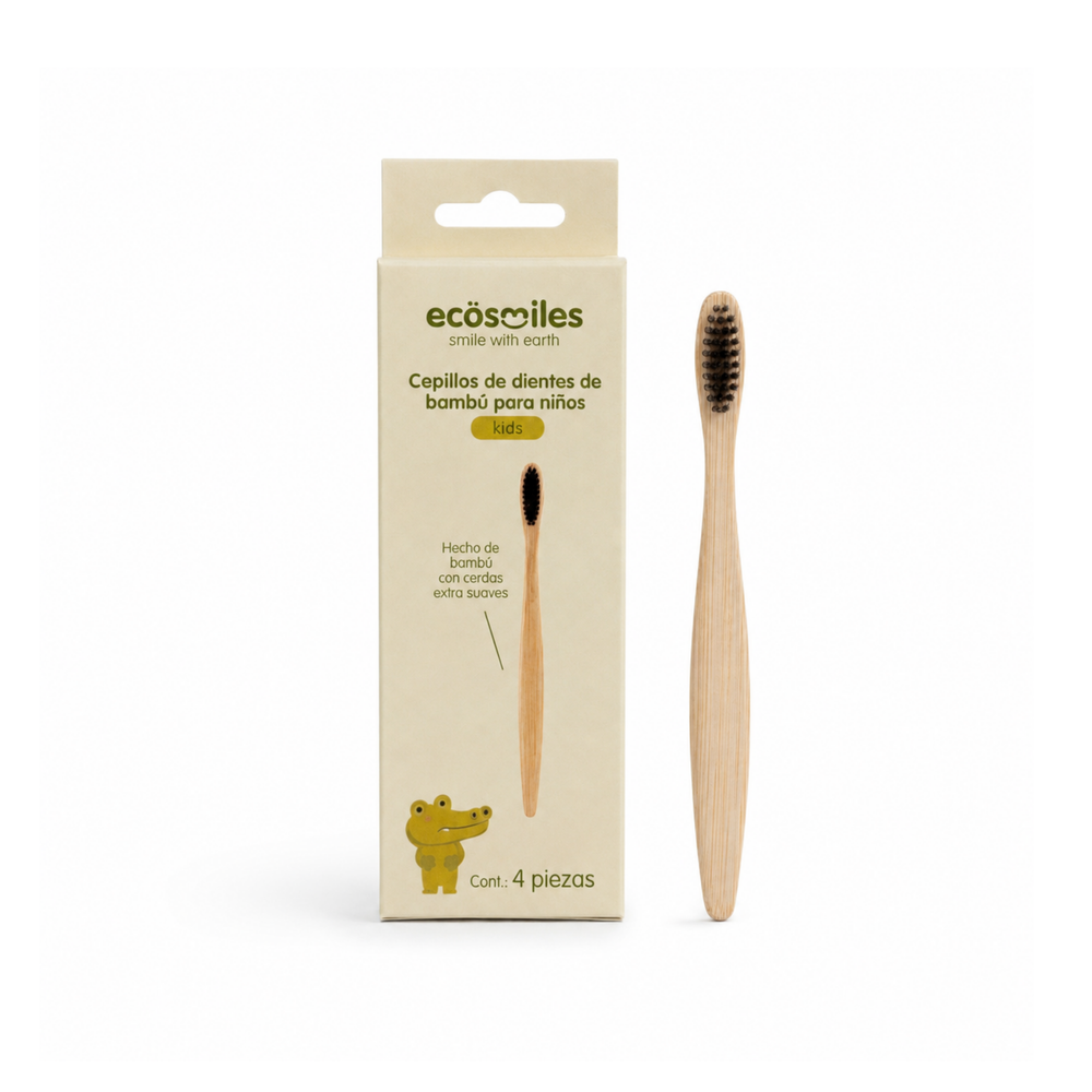 Cepillo de Dientes de Bambú – niños