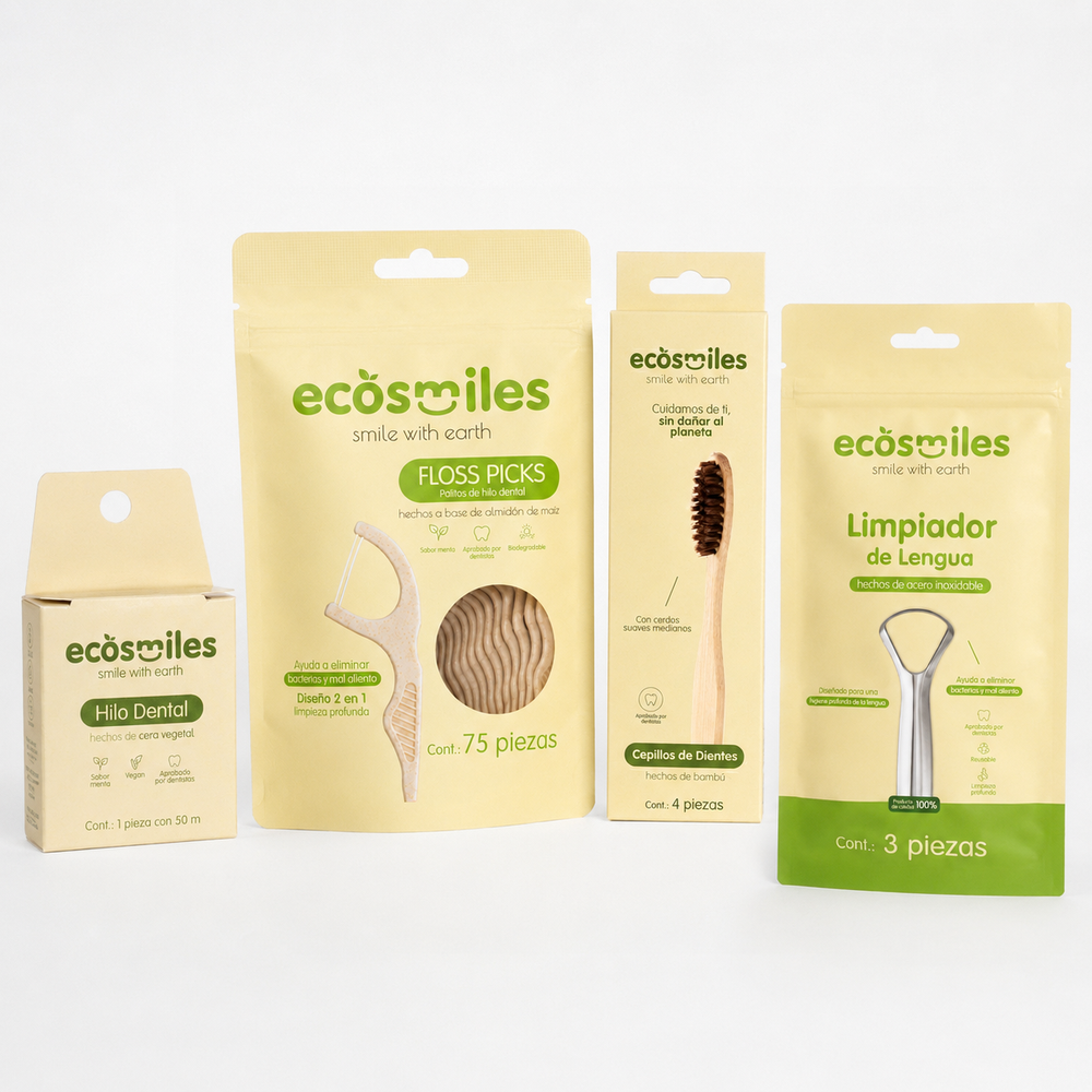 Combo Adultos · 6 sets - Ecosmiles biodegradable (vista 2)